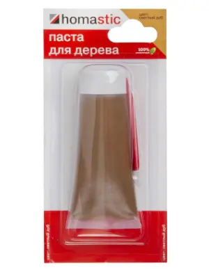 Паста для ремонта Homastic светлый дуб (8) 50 гр